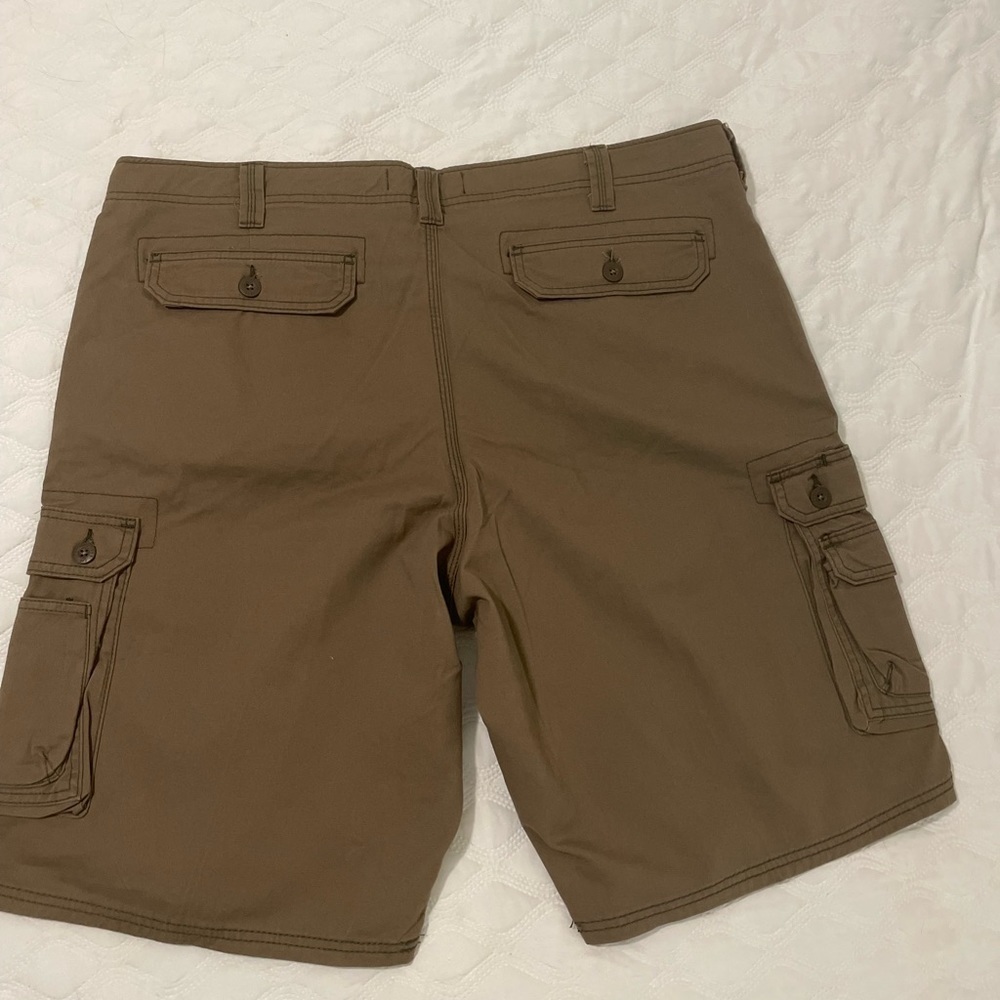 Lee Extreme Comfort Chino Shorts Stretch Flat Front Mens 42 Beige & blue BUNDLE - Picture 9 of 13